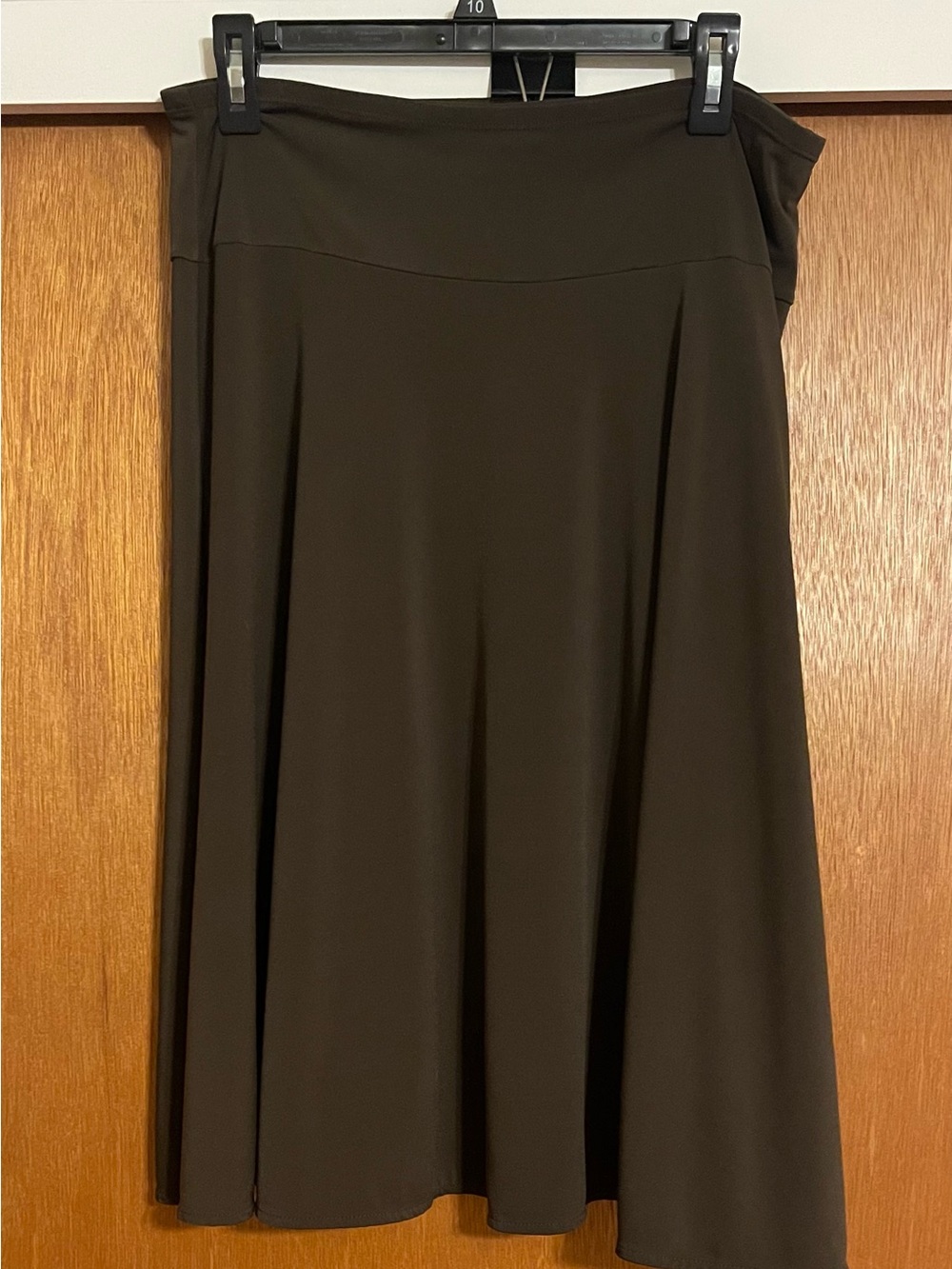 Women's Dark Brown Skirt with elastic waist by East 5th - Size Small